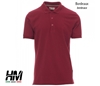 polo uomo personalizzabile bordeaux