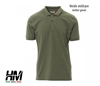 polo uomo personalizzabile verde militare