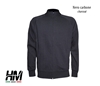 Felpa da uono full zip nero carbone