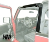 kit cornice porta per soft top Jeep Wrangler JK 2 porte