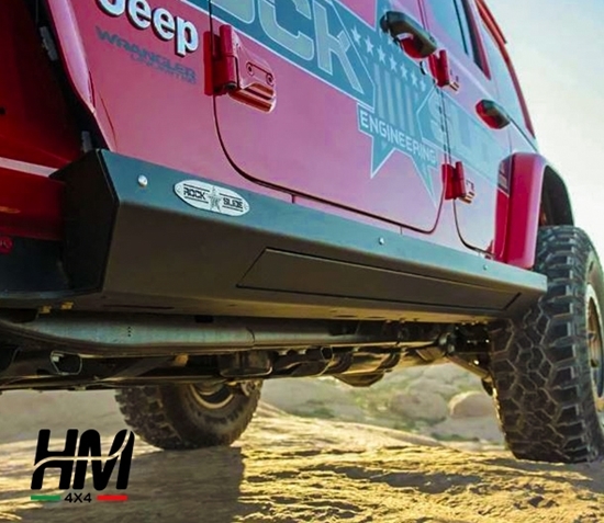 Jeep JL step slider skid plate - HM4X4